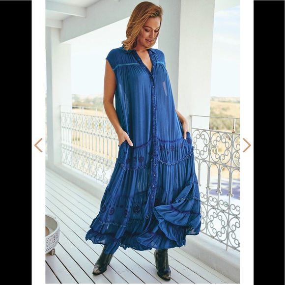 ⬇️NWT Free People Pretty Cozy Maxi Dress - Picture 2 of 16